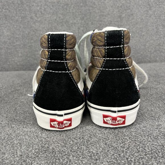 Vans‎ Sk8-Hi Shoes Mens 6.5 Women 8 American Flag Bald Eagle Patriotic High Top - Picture 5 of 16